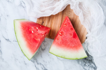 watermelon on a white background