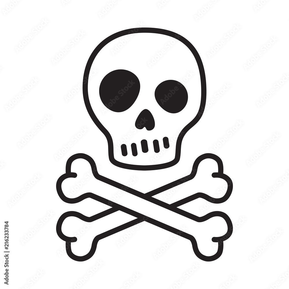 pirate skull vector crossbones icon logo Halloween kitten cartoon ...