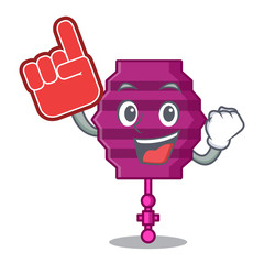 Sticker - Foam finger paper lantern mascot cartoon