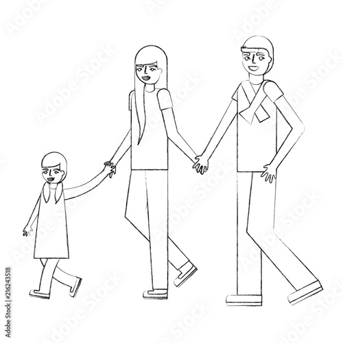 Featured image of post Walking Holding Hands Drawing Of Mother And Daughter