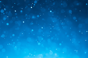 Wall Mural - dark blue abstract backgrounds with bokeh