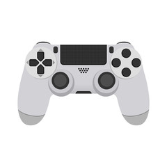 Realistic Mock-up Modern Game Controllers. Gamepad from the game console isolated on a white background. Vector illustration.