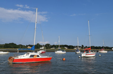 Wall Mural - River Hamble moorings