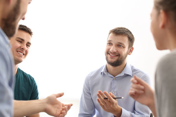 Poster - People at group therapy session