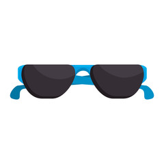 Canvas Print - sunglasses summer isolated icon vector illustration design