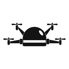 Poster - Small drone icon. Simple illustration of small drone vector icon for web design isolated on white background