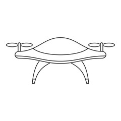 Sticker - Concept drone icon. Outline concept drone vector icon for web design isolated on white background