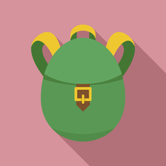Poster - rucksack icon. flat illustration of rucksack vector icon for web design
