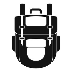 Poster - explore backpack icon. simple illustration of explore backpack vector icon for web design isolated o