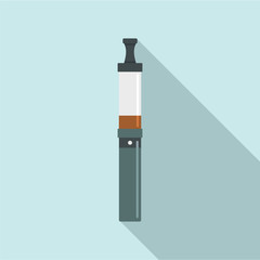 Wall Mural - Modern vape pen icon. Flat illustration of modern vape pen vector icon for web design