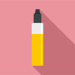 Canvas Print - nicotine liquid icon. flat illustration of nicotine liquid vector icon for web design