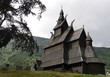 Hopperstad Stabkirche in Vikøyri, Sognefjord Norwegen