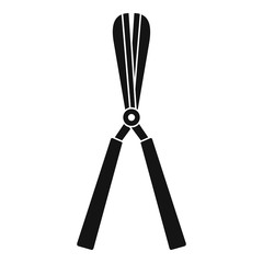 Poster - scissors plant cut icon. simple illustration of scissors plant cut vector icon for web design isolat