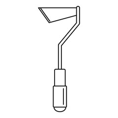 Poster - Garden dig tool icon. Outline garden dig tool vector icon for web design isolated on white background