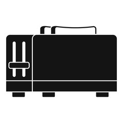 Poster - Kitchen toaster icon. Simple illustration of kitchen toaster vector icon for web design isolated on white background