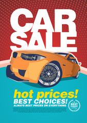 vector Car sale.