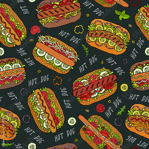 tablica-szkolna-hot-dog-i-napis-seamless-seamless-pattern-wiele-tlo-menu-restauracji
