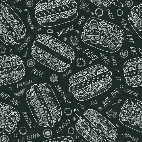 tablica-szkolna-hot-dog-i-napis-seamless-seamless-pattern-wiele-tlo-menu-restauracji