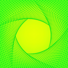 Wall Mural - Green yellow gradient background. Abstract geometric pattern, Futuristic technology 3D frame. Business card bright green backdrop, Vector illustration Eps10