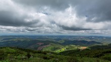 4K Timelapse of passing clouds over the Serra de Monchique Mountains in the Algarve, Portugal.