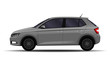 realistic car. hatchback. side view.
