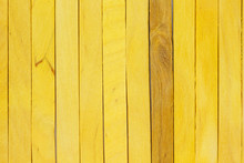 Yellow Wood Fence Plank Texture Background