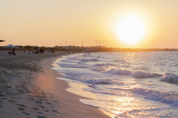 Sunset in north coast egypt  