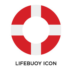 lifebuoy icons isolated on white background. Modern and editable lifebuoy icon. Simple icon vector illustration.