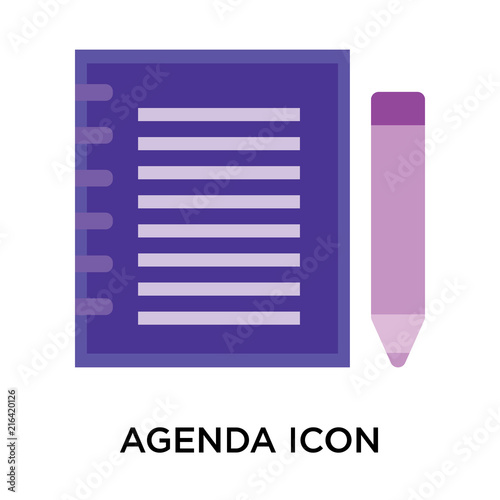 Agenda Icon Isolated On White Background Modern And Editable Agenda Icon Simple Icons Vector Illustration Stock Vector Adobe Stock Agenda Icon Isolated On White Background Modern And Editable Agenda Icon Simple Icons Vector Illustration Stock Vector Adobe Stock