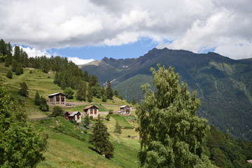 Poster - baita di montagna chalet 