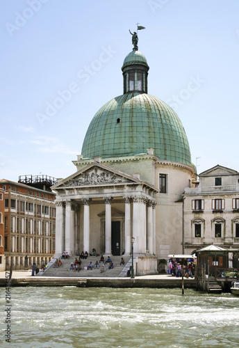 Fotografie, Obraz San Simeon Piccolo church in Venice. Region Veneto. Italy
