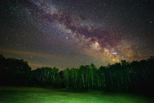 Milky Way Shining Brightly Over Shelburne, NH