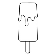 Poster - ice cream stick icon