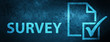 © FR Design - Survey special blue banner background