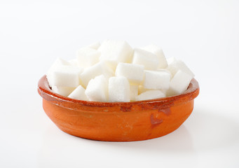 Poster - white sugar cubes