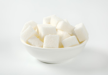 Poster - white sugar cubes