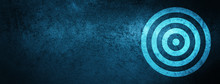 Target Icon Special Blue Banner Background