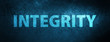 Integrity special blue banner background