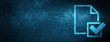 © FR Design - Checklist icon special blue banner background