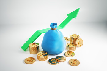 Poster - Financial growth and trade concept