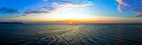 Panorama of Sunrise at the Baltic Sea - Poland