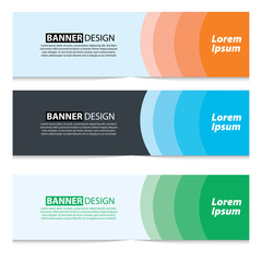 Wall Mural - Abstract Banner Background Design Template