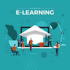 Poster - E-learning online education