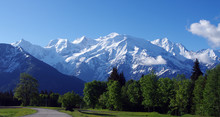 Mont Blanc Et Aiguille Du Midi 