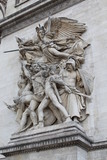 Fototapeta Na drzwi - Close-up Arch De Triomphe