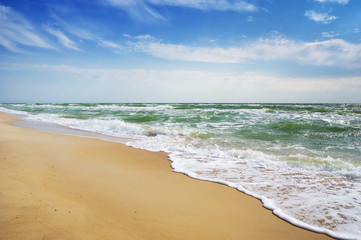 Wall Mural - Beautiful sea on sunny day. Seascape