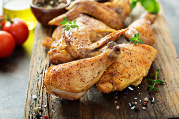 Sticker - Pieces of grilled or smoked chicken