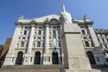 Wall Mural - Borsa di Milano, agosto 2018