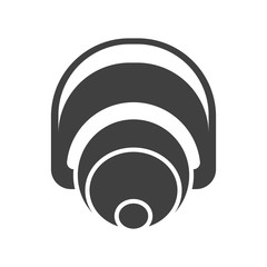 Wall Mural - motion sensor icon. vector on white background.