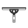 Window Washing Cleaning Squeegee Icon